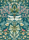 Clarke & Clarke Wallpaper Mirabell - Teal