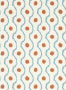 Harlequin Wallpaper Connor - Pacific/ Terracotta