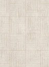 Coordonne Papier peint Tetragonal - Cotton