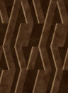 Coordonne Papier peint Parallels - Chocolate