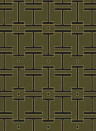 Coordonne Wallpaper Grid - Olive