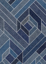 Coordonne Tapete Hexagonal - Ultramarine