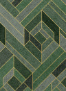 Coordonne Tapete Hexagonal - Emerald