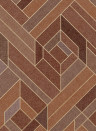 Coordonne Tapete Hexagonal - Clay