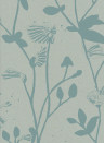 Sian Zeng Wallpaper Feather Plant - Aquamarine