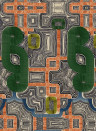 Christian Lacroix Wallpaper En Allant Aux Baux Grasscloth - Cypres