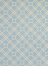 GP & J Baker Wallpaper Langdale Trellis - Soft Blue