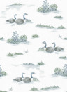 Coordonne Carta da parati Mallard Duck - Aqua