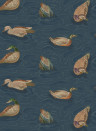 Mulberry Home Wallpaper Duck Pond - Indigo