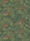 Mulberry Home Wallpaper Forest Ducks - Emerald