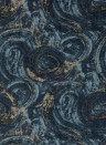 Clarke & Clarke Wallpaper Hatoum - Ink/ Gilver