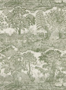 Sanderson Wallpaper Highgrove Toile - Yew Green