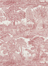 Sanderson Wallpaper Highgrove Toile - Madder Rose