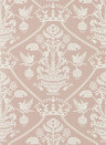 Sanderson Wallpaper Highgrove Damask - Rose