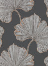Harlequin Wallpaper Azurea - Ebony/ Rose Gold