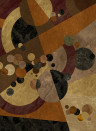 Coordonné Wandbild Starfield - Gold