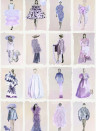 Cole & Son Carta da parati Couture Carousel - Lavender Pearl