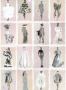 Cole & Son Carta da parati Couture Carousel - Blush Pearl