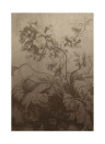 KEK Amsterdam Wandbild Gradient Flowers Uyterlinde - Beige 195 cm