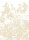 KEK Amsterdam Wandbild Engraved Flowers Uyterlinde - Beige 292 cm