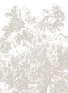 KEK Amsterdam Wandbild Engraved Flowers Uyterlinde - Grey 390 cm