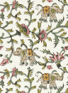 Clarke & Clarke Wallpaper Hathi - Sage/ Blush