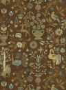 Josephine Munsey Tapete Fable Garden - Brown