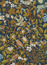 Josephine Munsey Tapete Noise Nextdoor - Blue and Olive