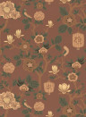 Majvillan Papier peint Tokyo Tea - Rioja Red