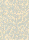 Majvillan Wallpaper French Blond - Sea Breeze Blue