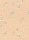 Majvillan Tapete Follow the Wind - Blush Beige