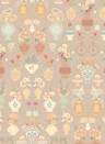 Majvillan Wallpaper Summer Spritz - Smoky Sand