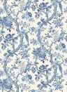 GP & J Baker Carta da parati Eltham - Indigo