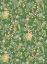 GP & J Baker Carta da parati Eltham - Emerald