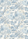 GP & J Baker Tapete Summer Peony - Blue