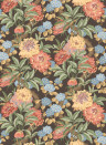 GP & J Baker Tapete Summer Peony - Charcoal/ Jewel