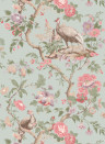GP & J Baker Tapete Broughton Rose - Aqua