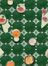 Tres Tintas Carta da parati Vermut - Green