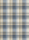 Mulberry Home Tapete Mulberry Ancient Tartan - Indigo
