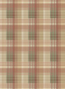 Mulberry Home Tapete Mulberry Ancient Tartan - Lovat/ Red
