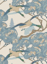 Mulberry Home Tapete Grand Flying Ducks - Blue