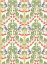 GP & J Baker Tapete Birds & Cherries - Multi