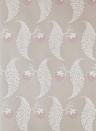 Farrow & Ball Wallpaper Rosslyn Elephant's Breath/ All White/ Cinder Rose