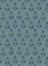 GP & J Baker Wallpaper Poppy Sprig - Blue