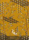 Tres Tintas Mural Tetris Chinoiseries - Ocher