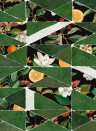Tres Tintas Carta da parati Hidden Fruits - Green