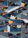 Tres Tintas Carta da parati Hidden Fruits - Blue