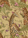 Cole & Son Carta da parati Royal Giraffe Gilded - Gilded