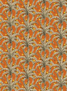 Cole & Son Tapete Afrika Damask - Tangerine & Marigold