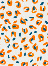 Tres Tintas Carta da parati Funky Leopard - White